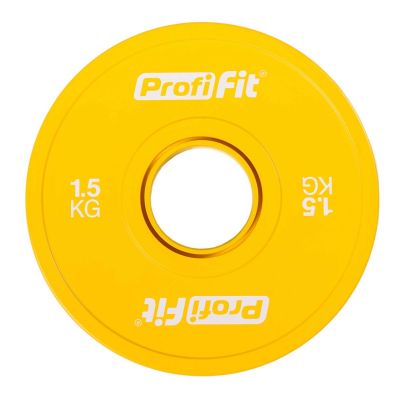 Диск обрезиненный цветной D51 мм PROFI-FIT 1,5 кг